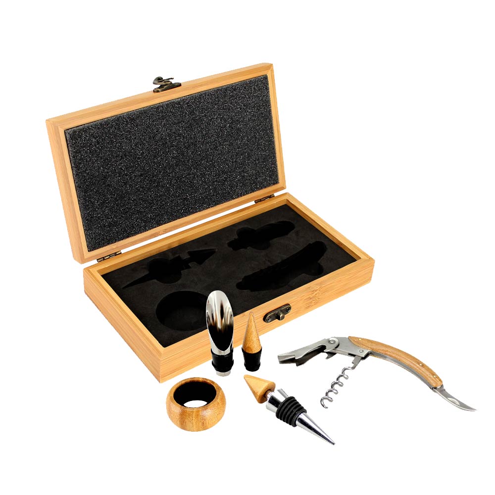 Set vino bamboo - GVB71 - Imagen 2
